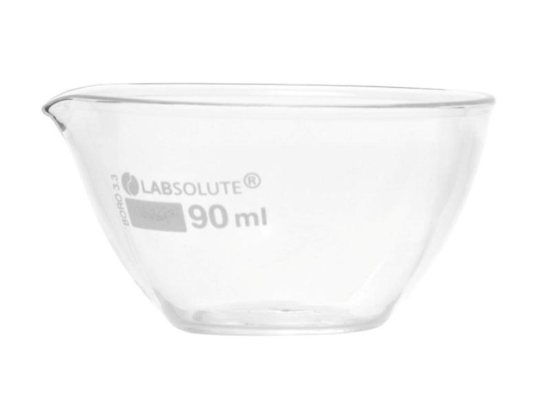 Miska odparovacia 170 ml s výlevkou, ploché dno Ø 95 x 55mm