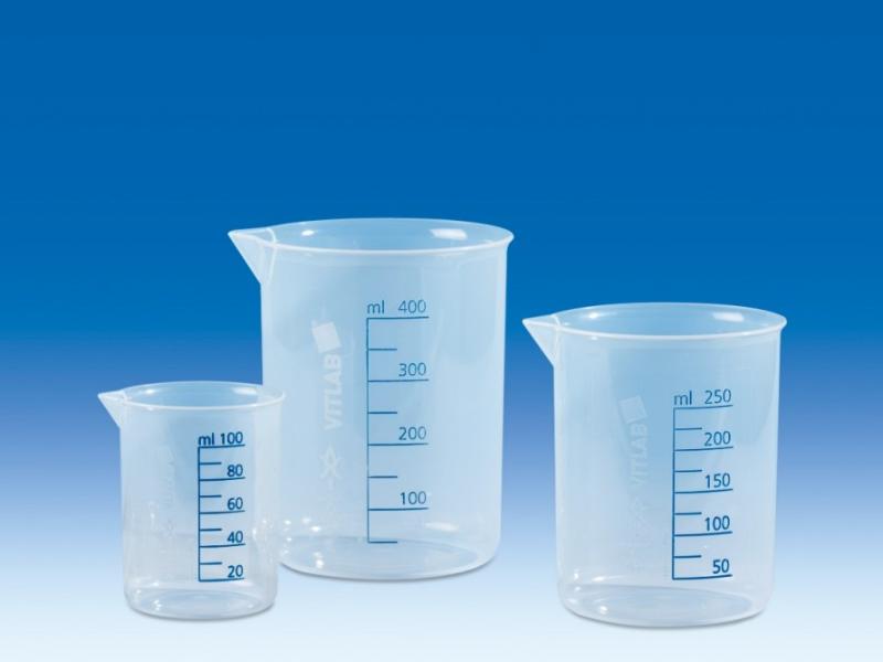 Kadička PP 1000 ml modrá stupnica, bal=6 ks
