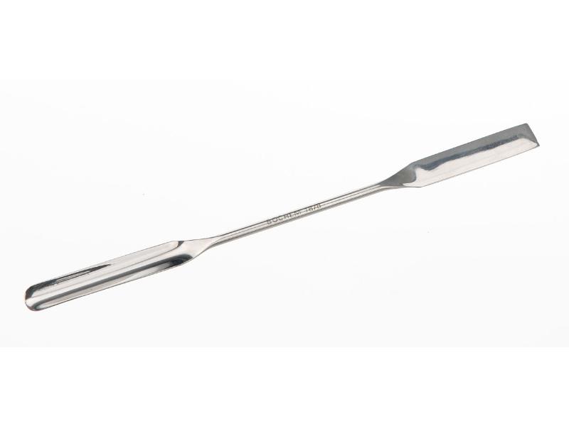 Špachtľa nerezová 150mm, s lopatkou 9x45mm + prehĺbená lopatka na práškové materiály