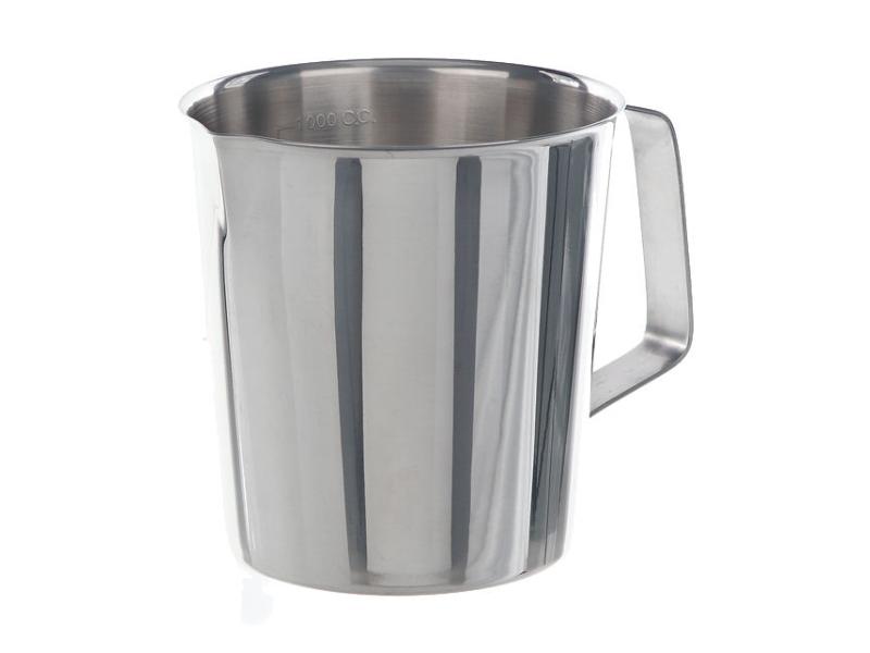 Odmerka nerezová 2000ml s uchom, graduovaná