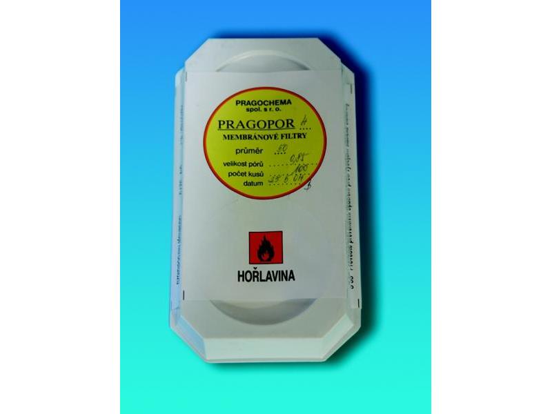 Pragopor 50/1 póry 4,00±1,00µm, Ø 50mm, bal=100 ks