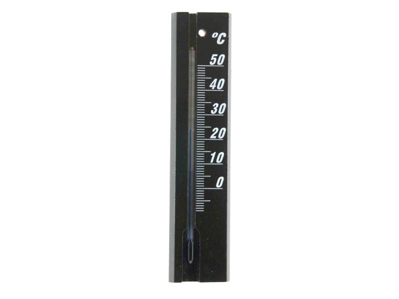 Teplomer izbový 0+50°C, tmavé drevo 150x35mm