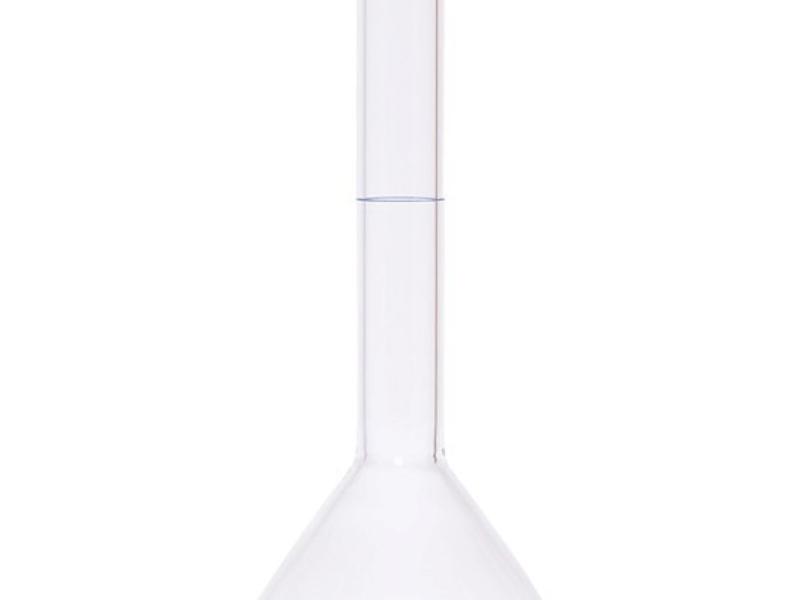 Banka odmerná 10 ml, PE zátka NZ 7/16, trieda A, modrá potlač
